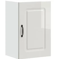 Armoires & Meubles De Rangement-vidaXL Armoire murale de cuisine Kalmar bois ingénierie Blanc brillant