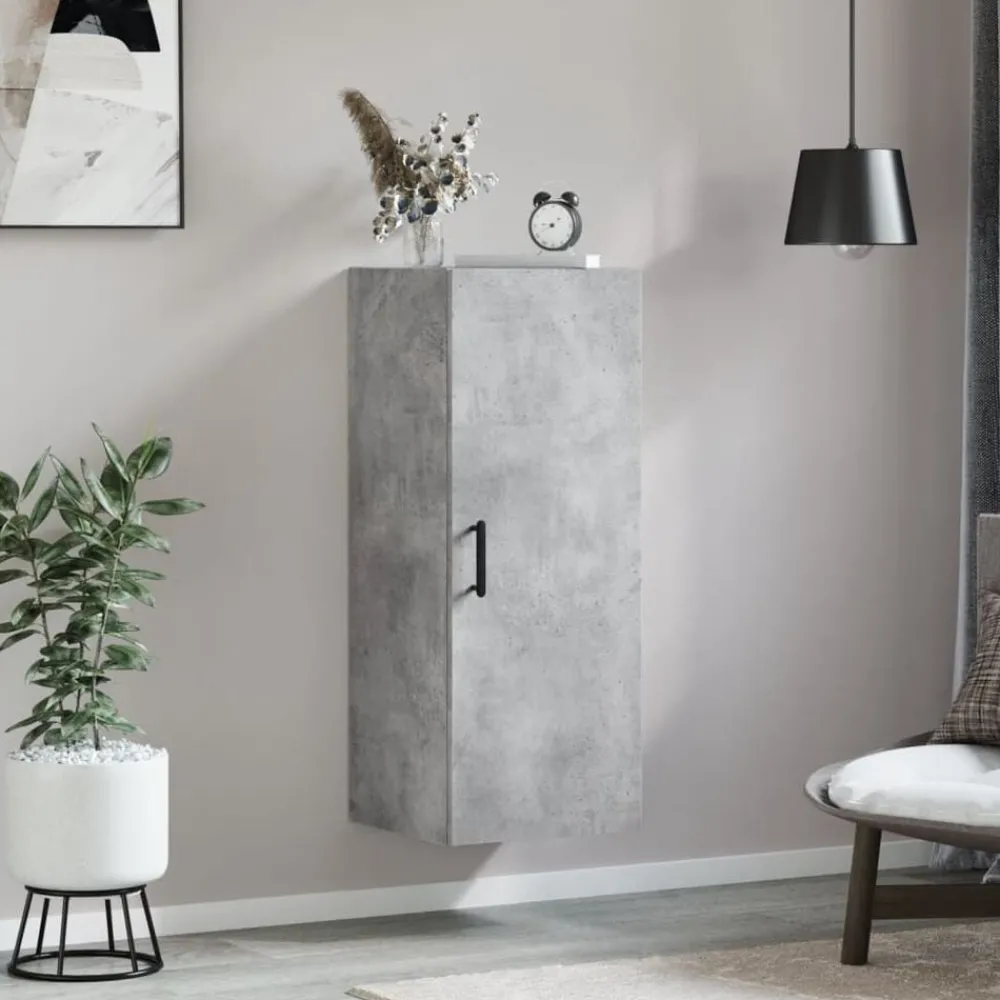 Armoires & Meubles De Rangement-vidaXL Armoire murale 34,5x34x90 cm Gris béton