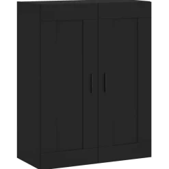 Armoires & Meubles De Rangement-vidaXL Armoire murale 69,5x34x90 cm bois d'ingénierie Noir