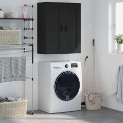 Armoires & Meubles De Rangement-vidaXL Armoire murale 69,5x34x90 cm bois d'ingénierie Noir