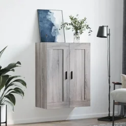vidaXL Armoire murale 69,5x34x90 cm bois d'ingénierie