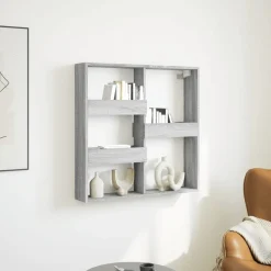 vidaXL Armoire murale 80x15x80 cm bois d'ingénierie