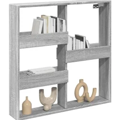 vidaXL Armoire murale 80x15x80 cm bois d'ingénierie