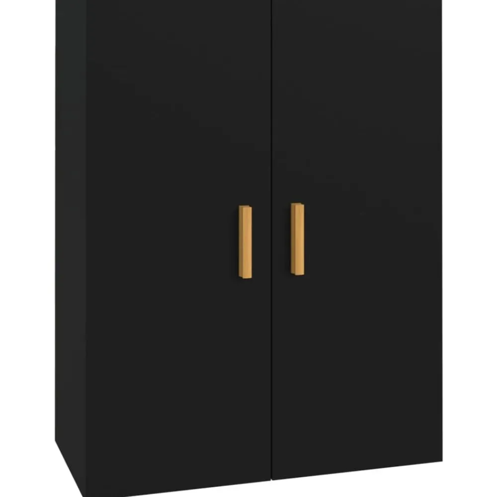 Armoires & Meubles De Rangement-vidaXL Armoire murale suspendue 69,5x34x90 cm Noir