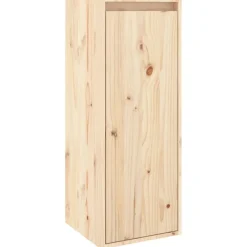 Étagères-vidaXL Armoire murale 30x30x80 cm Bois de pin massif Naturel