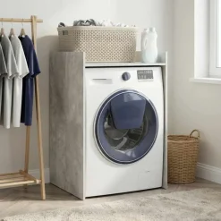 Armoires & Meubles De Rangement-vidaXL Armoire pour machine à laver Béton 67,5 x 62 x 97 cm Gris béton