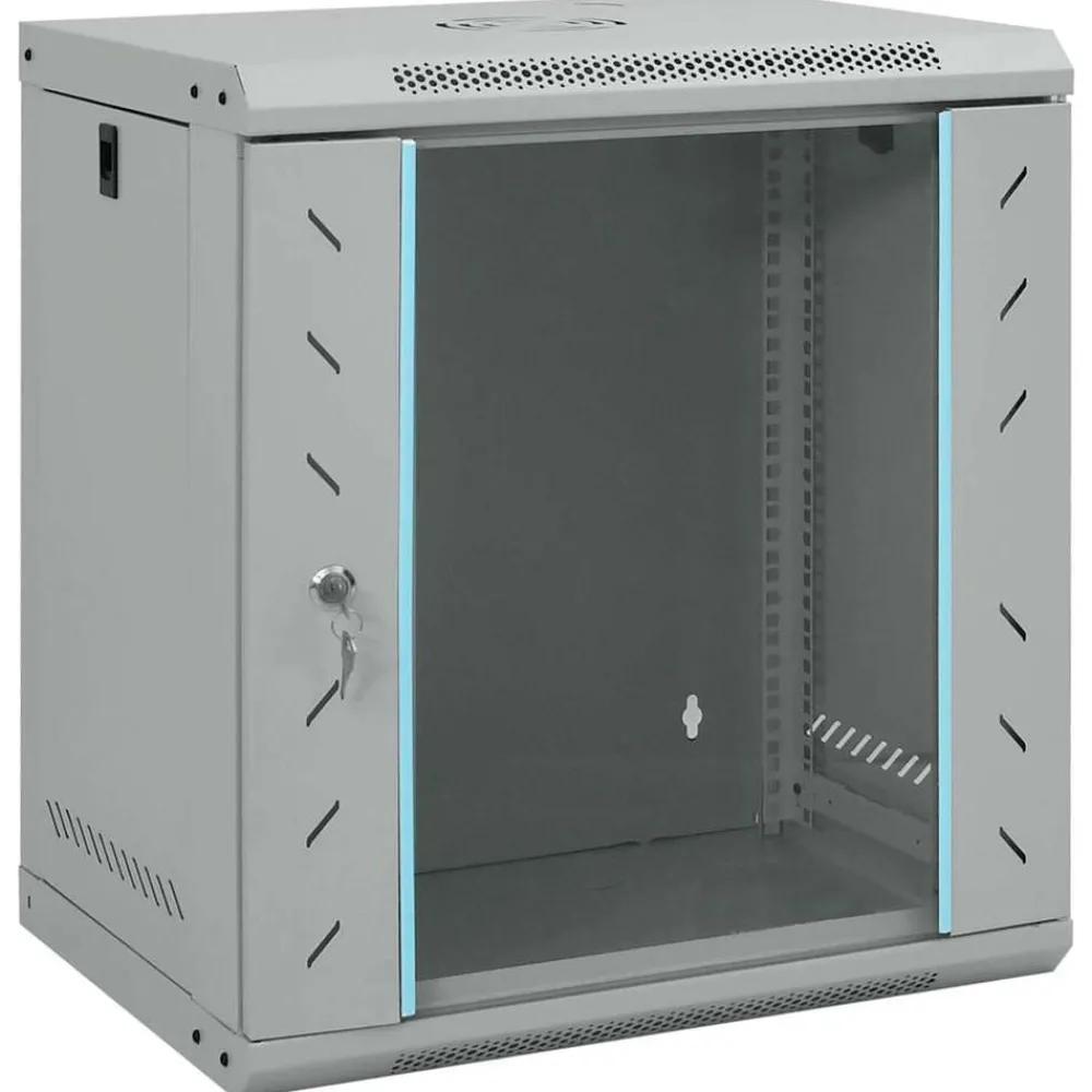 vidaXL Armoire réseau avec stockage 53 x 45 x 60 cm Acier