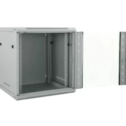 Appareils Électroniques-vidaXL Armoire réseau avec stockage 60 x 60 x 65 cm Acier Gris