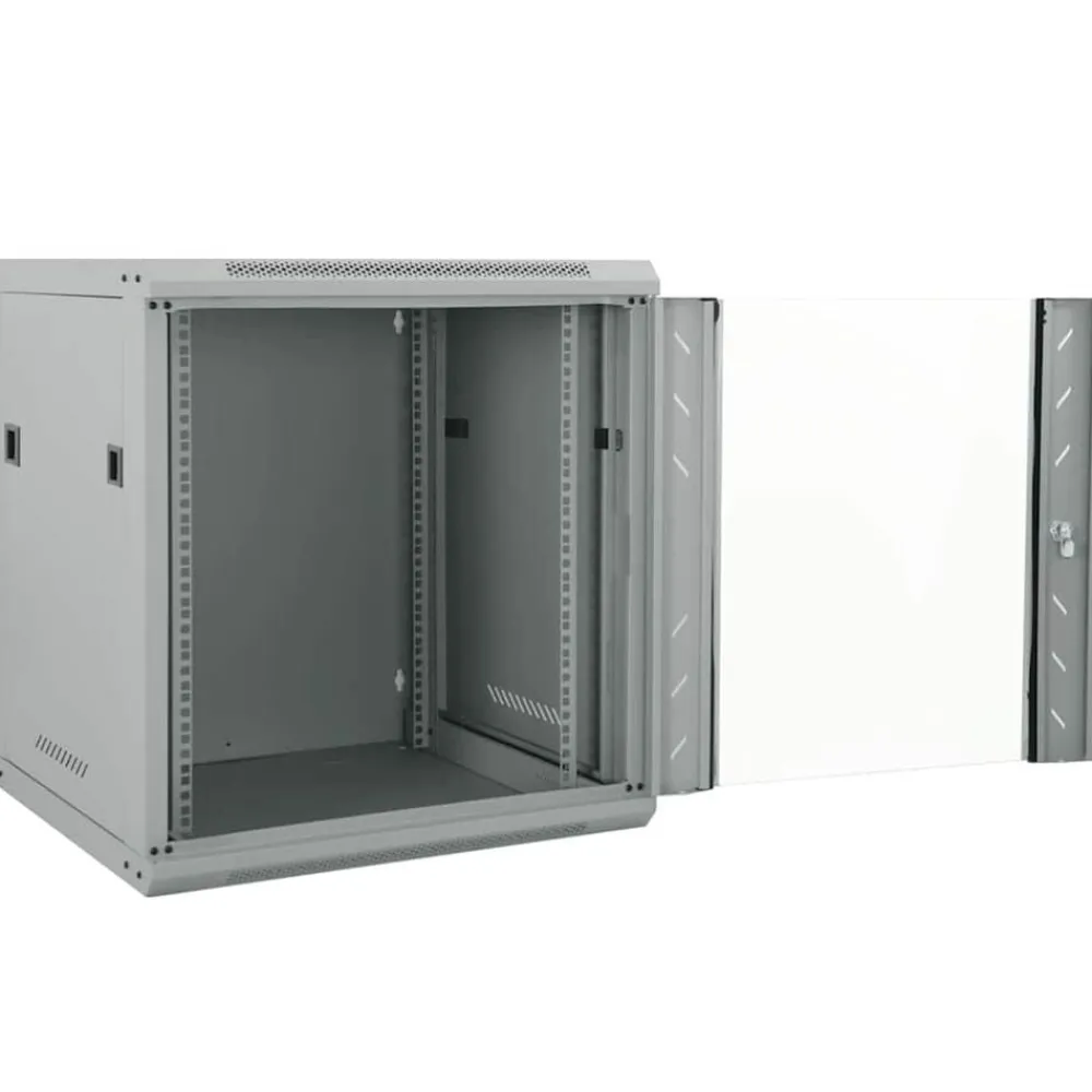 vidaXL Armoire réseau avec stockage 53 x 60 x 60 cm Acier