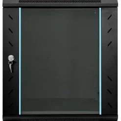 Appareils Électroniques-vidaXL Armoire réseau avec stockage 60 x 45 x 65 cm Acier Noir