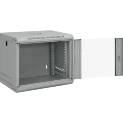 Appareils Électroniques-vidaXL Armoire réseau avec stockage 53 x 45 x 45 cm Acier Gris