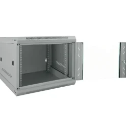 Appareils Électroniques-vidaXL Armoire réseau avec stockage 53 x 60 x 45 cm Acier Gris