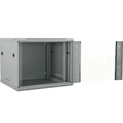Appareils Électroniques-vidaXL Armoire réseau avec stockage 60 x 60 x 50 cm Acier Gris