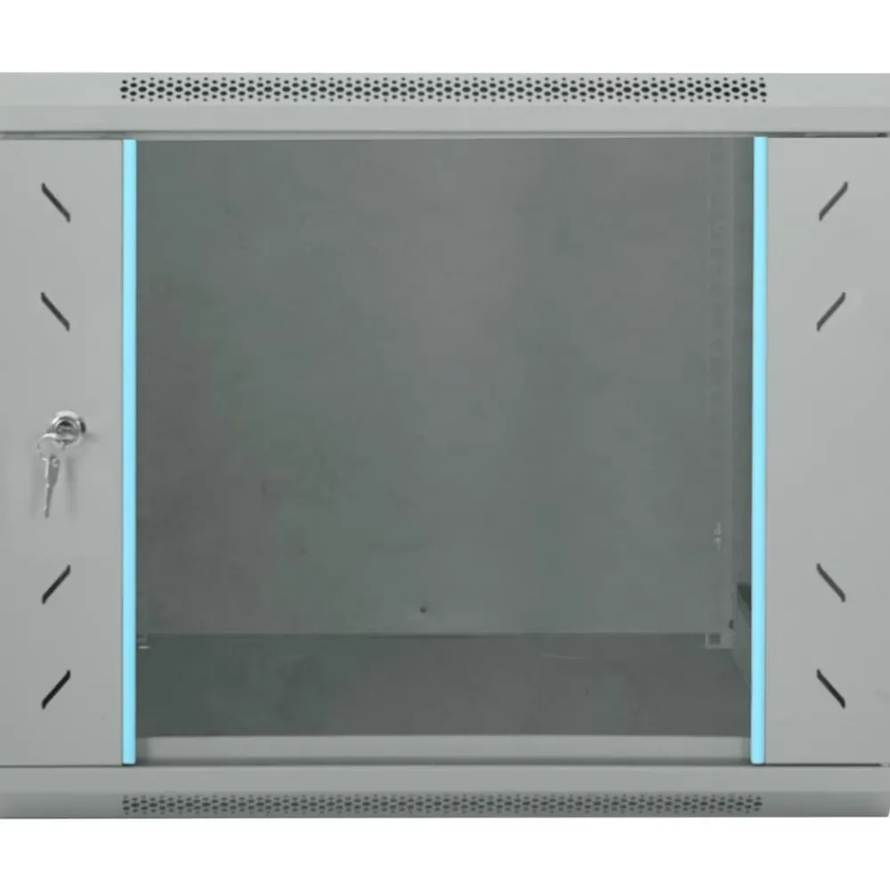 Appareils Électroniques-vidaXL Armoire réseau avec stockage 60 x 60 x 50 cm Acier Gris