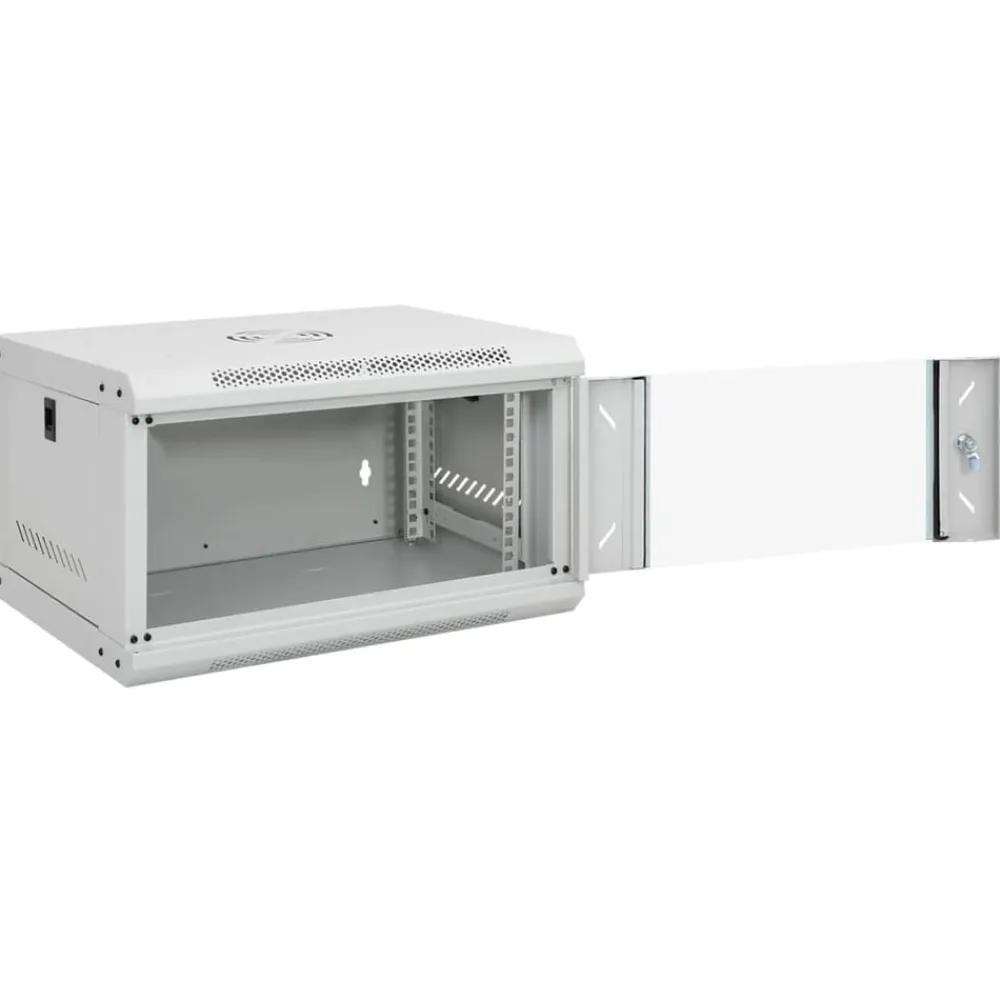 vidaXL Armoire réseau murale 6U 19" IP20 53 x 40 x 30 cm