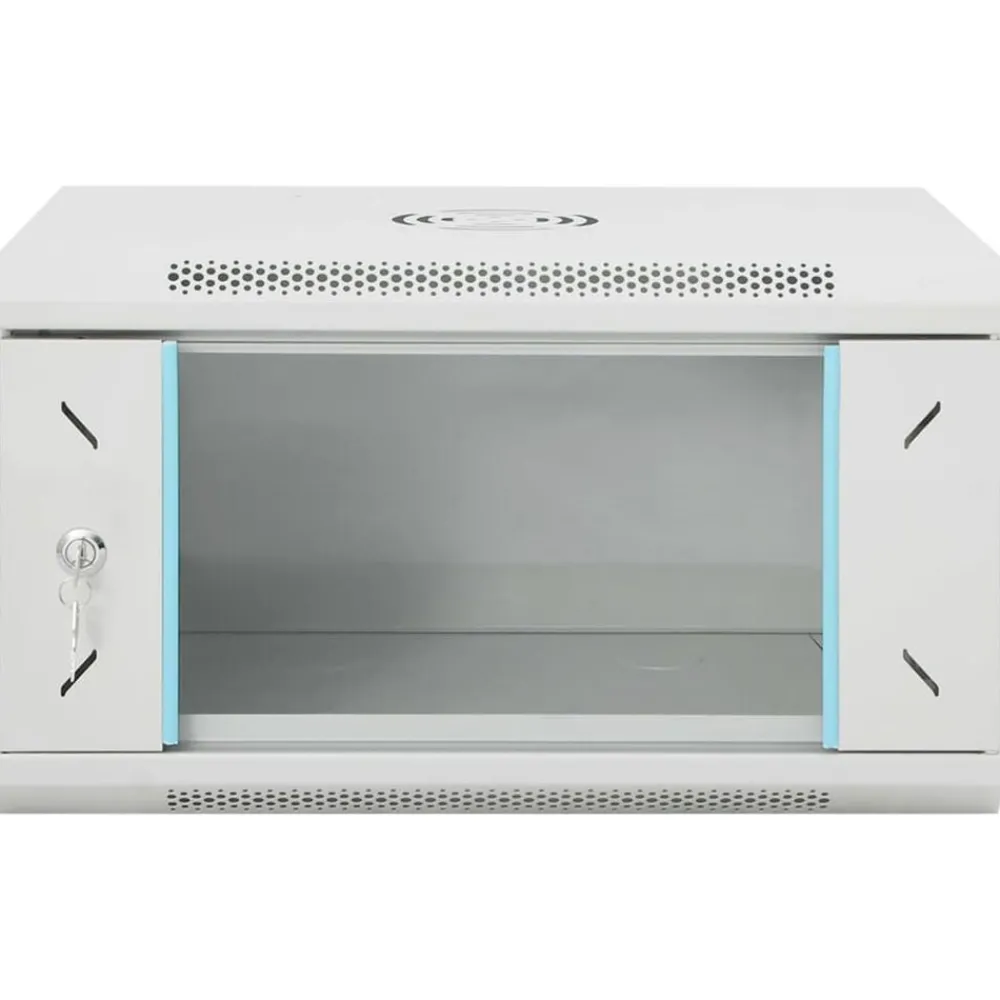 vidaXL Armoire réseau murale 6U 19" IP20 53 x 40 x 30 cm