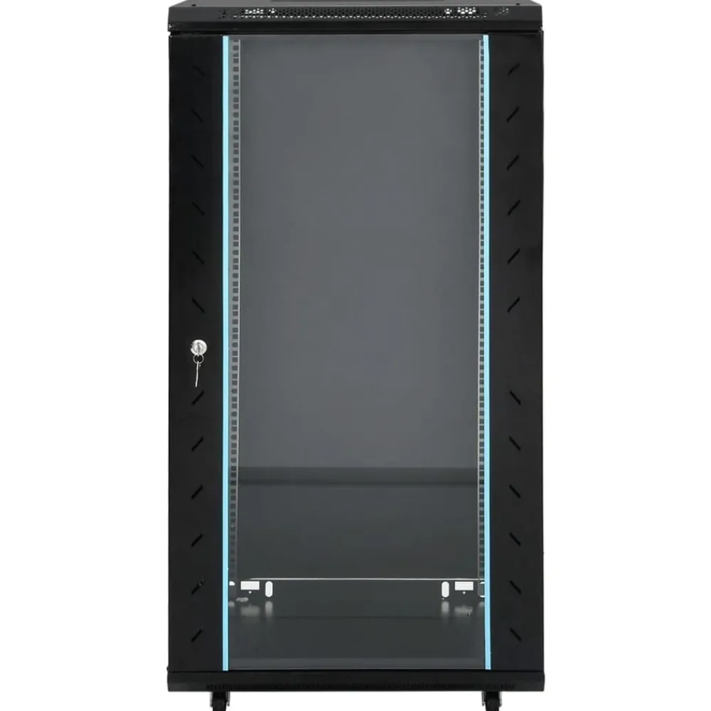 vidaXL Armoire réseau 22U avec pieds pivotants 19" IP20 60 x 60 x 120 cm