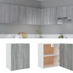 Armoires & Meubles De Rangement-vidaXL Armoire suspendue "Lyon" Gris Sonoma 50 x 31 x 60 cm Bois d'ingénierie Sonoma gris