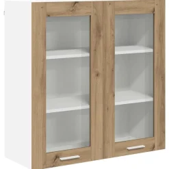 Armoires & Meubles De Rangement-vidaXL Armoire suspendue avec stockage Chêne artisanal 80 x 31 x 80 cm Ch&ecirc;ne artisanal