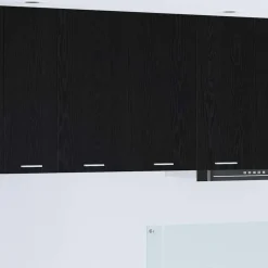 vidaXL Armoire suspendue Chêne noir 80 x 31 x 80 cm Bois d'ingénierie