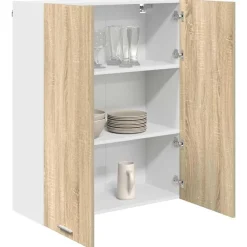 Armoires & Meubles De Rangement-vidaXL Armoire suspendue avec stockage Chêne Sonoma 80 x 31 x 100 cm Ch&ecirc;ne Sonoma