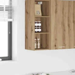 Armoires & Meubles De Rangement-vidaXL Armoire suspendue Chêne artisanal 30 x 29,5 x 80 cm Ch&ecirc;ne artisanal