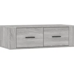 Meubles Tv-vidaXL Armoire TV suspendue 80x36x25 cm Bois d'ingénierie Sonoma gris
