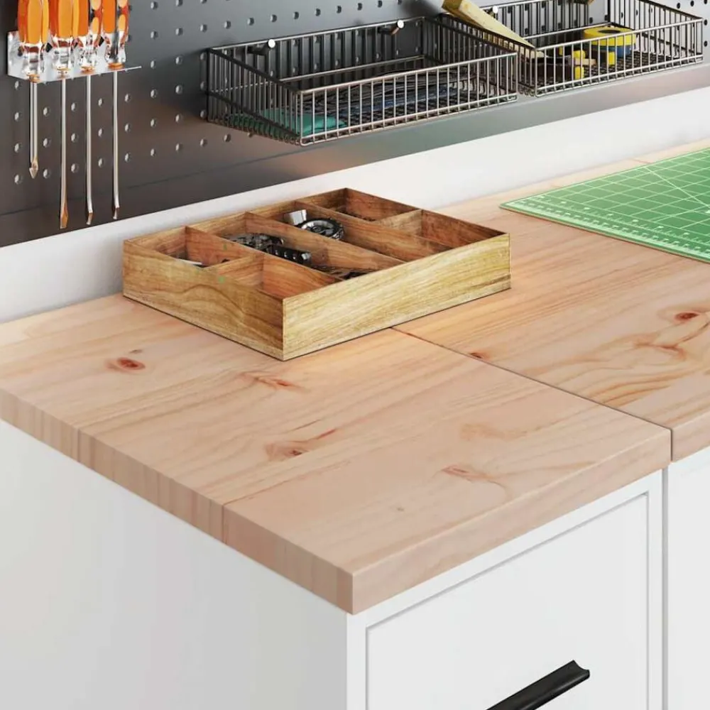 Stockage Industriel-vidaXL Armoires de garage 2 pcs bois d'ingénierie Blanc