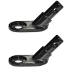 vidaXL Attelage de remorque pour vélo 2 pcs Fer