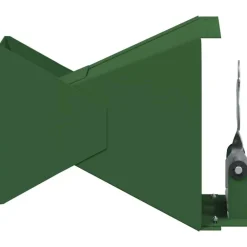vidaXL Attrape-plombs Vert 14 x 14 x 19 cm Acier