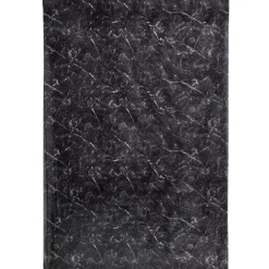 Arts & Loisirs-vidaXL Autocollant auto-adhésif pour meuble marbré 90x500 cm PVC Noir