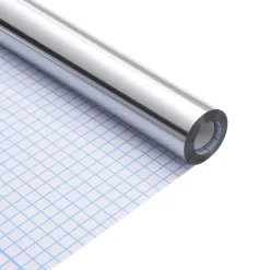 vidaXL Autocollant de meuble Argenté 90 x 500 cm Plastique