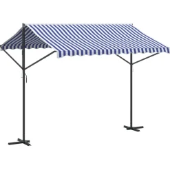 vidaXL Auvent autoportant 300x300 cm tissu et acier