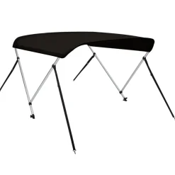 Pièces Détachées Pour Véhicules-vidaXL Auvent bimini à 2 arceaux 150x120x110 cm Noir