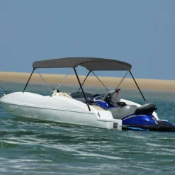 Pièces Détachées Pour Véhicules-vidaXL Auvent bimini à 2 arceaux 150x120x110 cm Anthracite