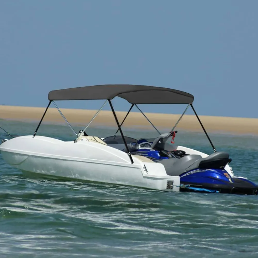 Pièces Détachées Pour Véhicules-vidaXL Auvent bimini à 2 arceaux 150x120x110 cm Anthracite
