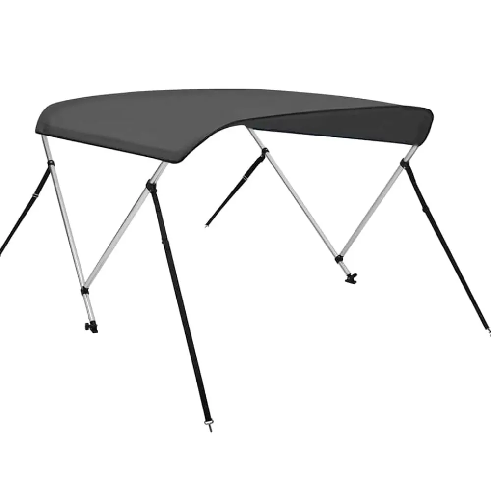Pièces Détachées Pour Véhicules-vidaXL Auvent bimini à 2 arceaux 150x120x110 cm Anthracite