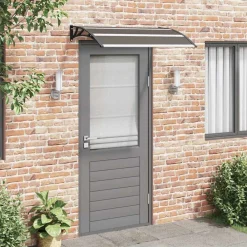 vidaXL Auvent de porte 120x75 cm PC
