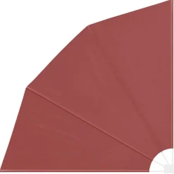 vidaXL Auvent latéral pliable de balcon Terre cuite 210 x 210 cm