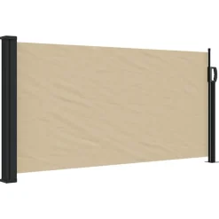 Pelouses & Jardins-vidaXL Auvent latéral rétractable 100x300 cm Beige