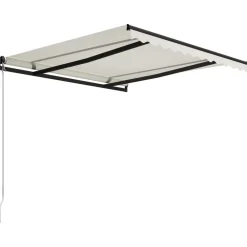 vidaXL Auvent manuel rétractable 300x250 cm Crème