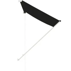 Pelouses & Jardins-vidaXL Auvent rétractable 150x150 cm Anthracite