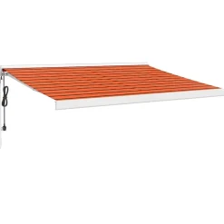 vidaXL Auvent rétractable 3x2,5 m tissu et aluminium