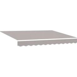 vidaXL Auvent rétractable électrique Gris clair 3 x 2,5 m