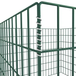 vidaXL Bac à compost carré en maille de jardin 100 x 100 x 70 cm