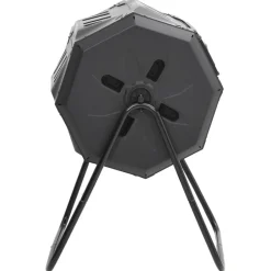 Pelouses & Jardins-vidaXL Bac à compost de jardin Noir 73x64x95 cm 160 L