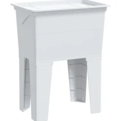 vidaXL Bac à linge 59x41x75 cm résine