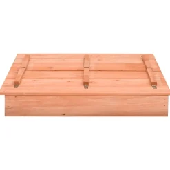 vidaXL Bac à sable Bois de sapin 95x90x15 cm