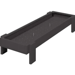 Articles Pour Animaux De Compagnie-vidaXL Bac de nourrissage pour poules 80 x 28 x 13.5 cm Noir