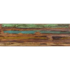 Bancs-vidaXL Banc 110 cm Bois de récupération solide et acier Marron